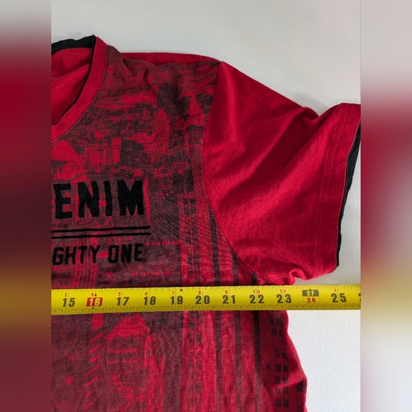 Guess Los Angeles Men's Red T-shirt Slim Fit XXL - Picture 7 of 7